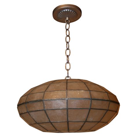 Captivating Capiz Shell Chandelier At 1stdibs