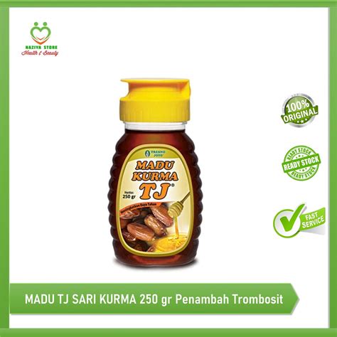 Jual Madu Tj Sari Kurma Gr Penambah Trombosit Shopee Indonesia