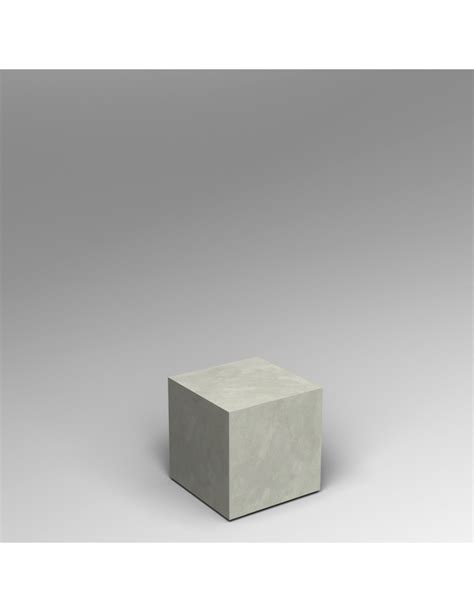 Concrete Effect Plinth Pedestal Or Display Column 40h X 40w X 40d Cm