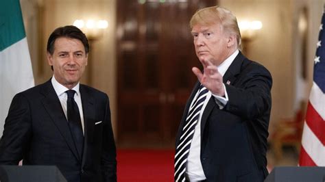 Treffen Mit Italiens Premier Donald Trump Schmiedet Eine Neue Allianz