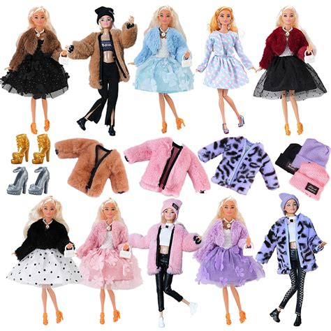 V Tements De Beurre Pour Poup E Barbie De 30cm Costume Tenue Robe