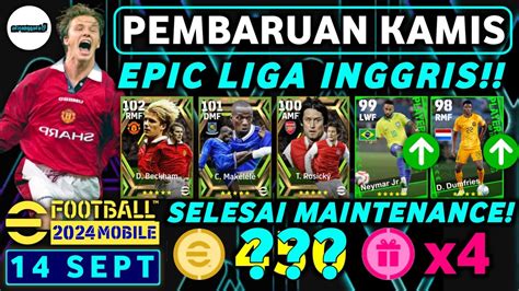 Pembaruan Kamis September Epic Liga Inggris Potw Nasional Dan Koin