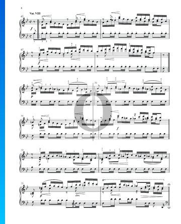 Variationen Und Fuge Ber Ein Thema Von H Ndel Op Variation Viii