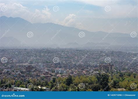 Smog Over Kathmandu Nepal Stock Photo Image Of Scenery 143971098