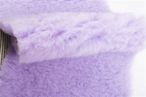 Tissu Fausse Fourrure Vetbed Violet Clair Au M Tre Sp Cial Tapis Et