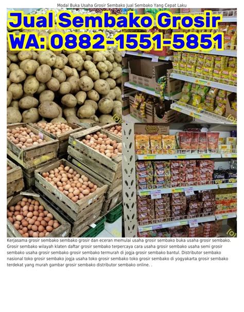 PPT 0882 I55I 585I WA Pusat Grosir Sembako Katalog Grosir Sembako