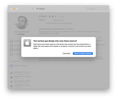 Como Criar Uma Chave Reserva Para Redefinir O ID Apple IPhone IPad E