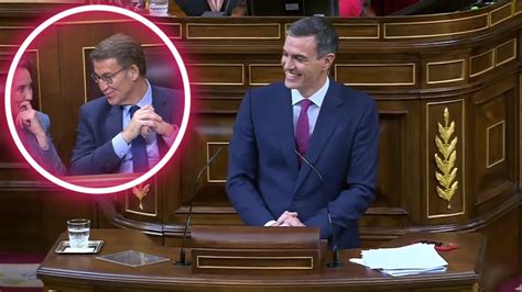 PEDRO SÁNCHEZ SE RÍE DE FEIJÓO EN EL CONGRESO DE LOS DIPUTADOS Y FEIJÓO