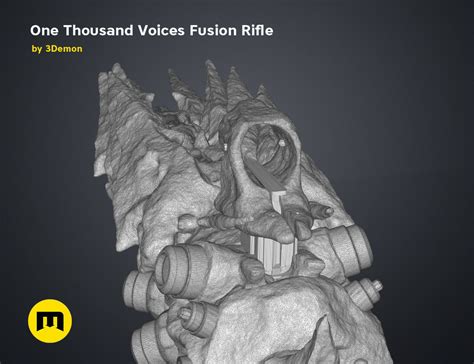 One Thousand Voices Fusion Rifle 3d Model 3d Printable Cgtrader