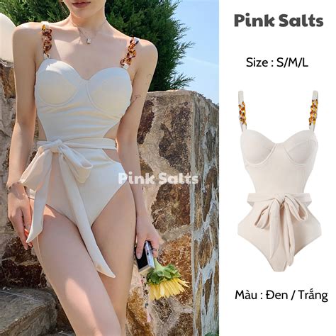 Bikini liền thân Bodysuit đồ bơi đi biển một mảnh sexy mẫu mới nhất B Pinkslat Shopee