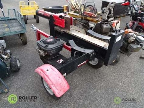 Mtd Yard Machines Hp Ton Log Splitter Gas Roller Auctions