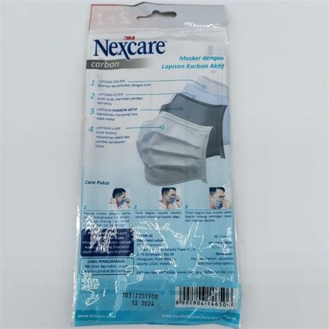 3M Nexcare Carbon 4ply Face Mask Health Beauty Face Skin Care On