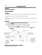 Pedigree Notes Practice Docx Name Date The Human Genome Pedigrees