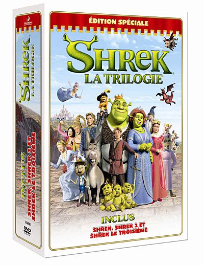 Shrek Coffret De La Trilogie Andrew Adamson Kelly Asbury Vicky