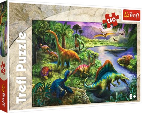 Puzzle 260el Dinozaury 9375388582 Allegro Pl