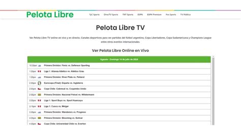 Pelota Libre Tv F Tbol En Vivo