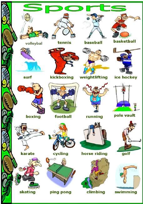 Sports Picture Dictionary