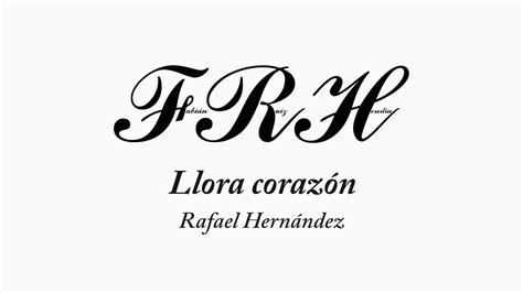 Llora Coraz N Rafael Hern Ndez Frh Cover Instrumental Con Saxo Alto