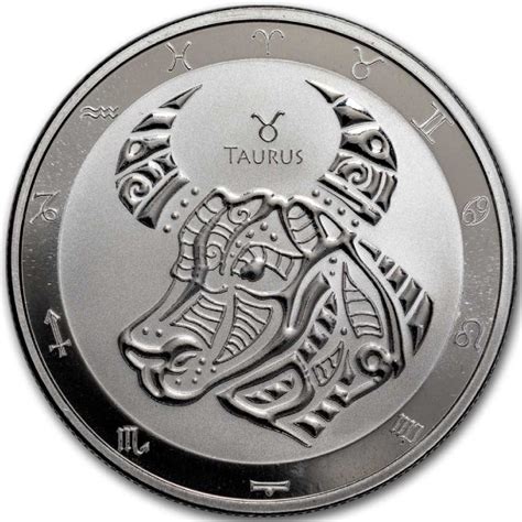 Monedas de plata de Otros Países Moneda de Plata Zodiaco Tauro 2024 1 oz