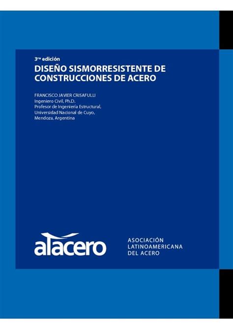 Diseno Sismorresistente De Construcciones De Acero 3da Edicion Orlando Morales Udocz