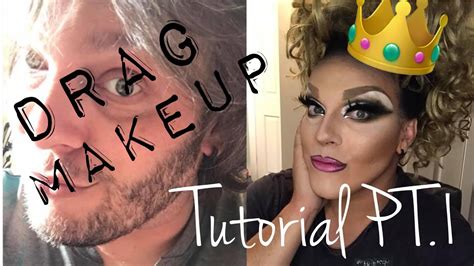 Drag Queen Makeup Tutorial Pt1 Youtube