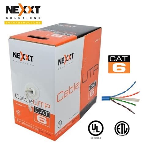 CABLE UTP NEXXT CAT6 AZUL 23AWG 305M 4 PARES Belcon Group S A C