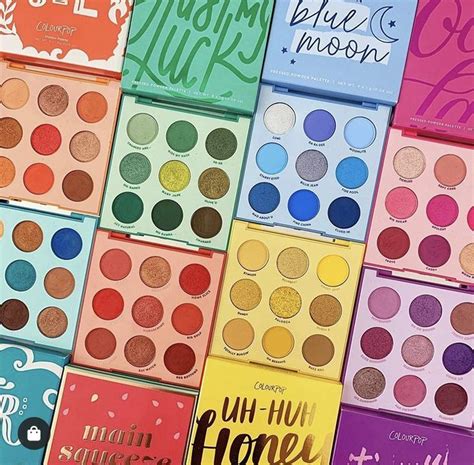 Love These Colourpop 9 Pan Palettes Colourpop Cosmetics Colourpop