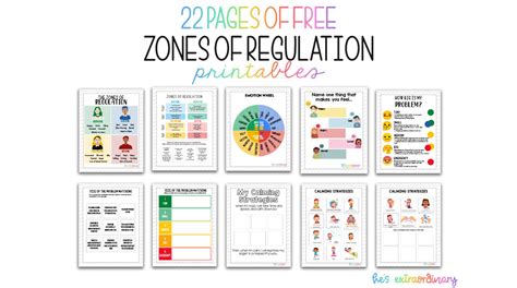 Zones Of Regulation Printables