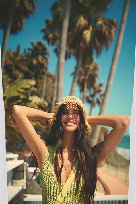 Sara Sampaio Models Statement Beach Looks For Harper S Bazaar Greece