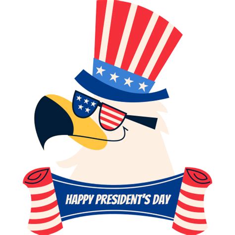 Presidents day Stickers - Free holidays Stickers