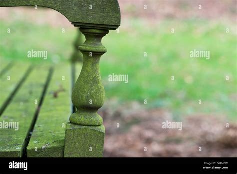 Old Wooden Garden Bench Hi Res Stock Photography And Images Alamy