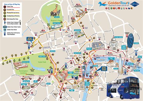 Golden Tours London Hop On Hop Off Bus Tour