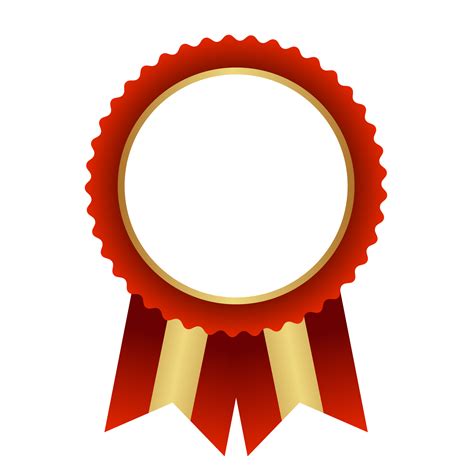 Badge Medal Award Red And Gold Png