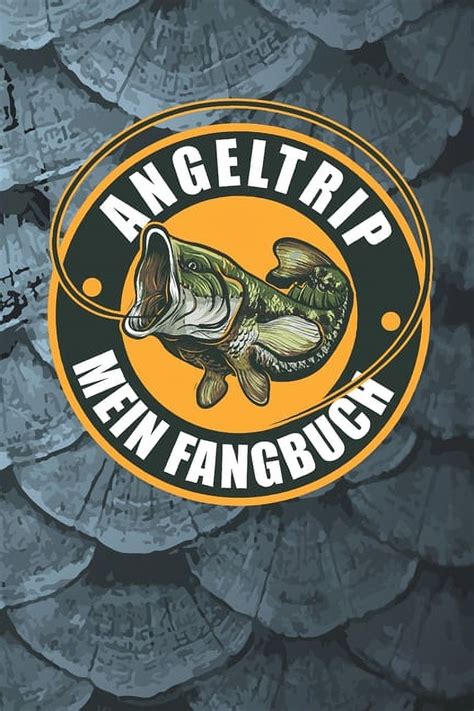 Mein Fangbuch Angeltrip Fisch Emblem Angeln Angler Angelbuch