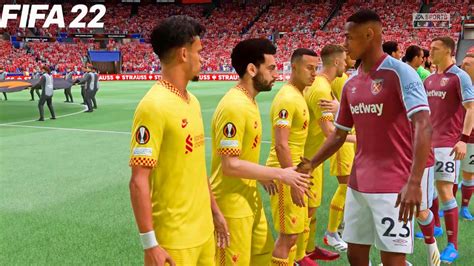 West Ham United Vs Liverpool Uefa Europa League Full Match And Gameplay Youtube