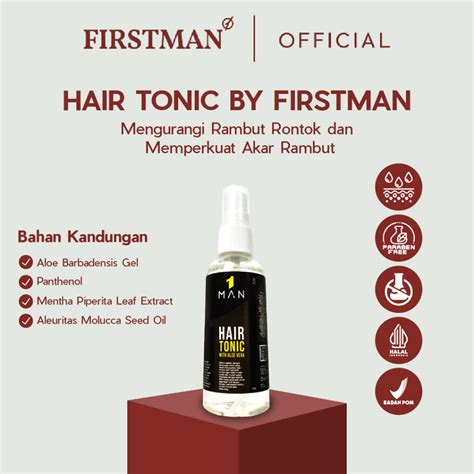 Jual Firstman Hair Tonic With Aloe Vera Penumbuh Rambut Dan