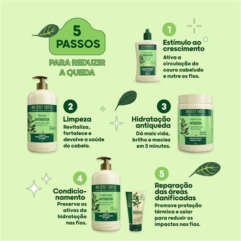 Kit Bio Extratus Jaborandi Antiqueda Shampoo Litro E M Scara