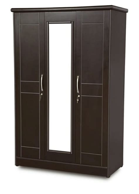 3 Doors Brown Wooden Almirah With Locker At Rs 45000 Piece In New