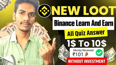 Instant 10 Profit Binance Learn And Earn Binance Quiz Answer