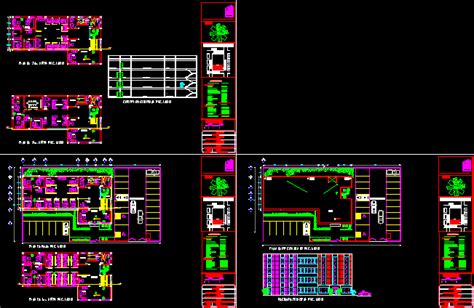 Plan Autocad Des Bureaux En Dwg Engineering Et Architecture