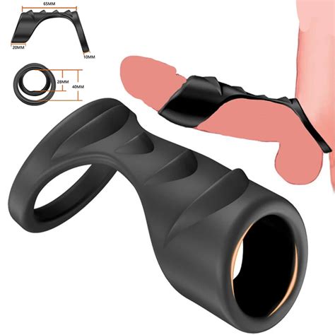 Manchon De P Nis En Silicone Pour Homme Jouet Sexuel Pour Retarder L