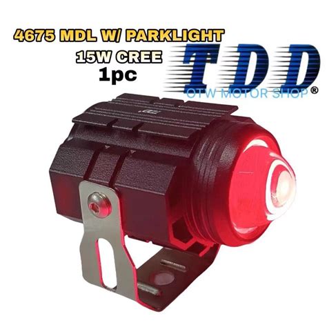 Tdd One Pc Motorcycle Headlight Mdl With Parklight Steady And