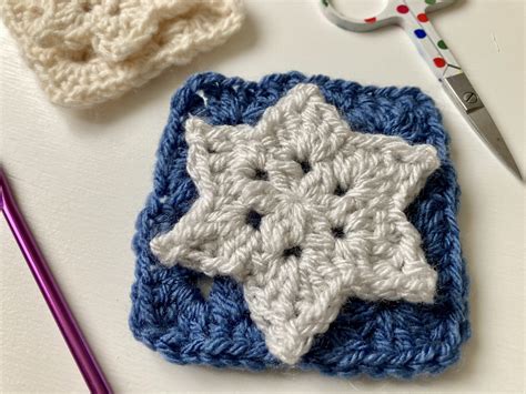 Crochet Star Granny Square Samantha Clair Crochet