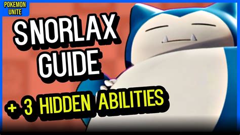 Pokemon Unite Snorlax S Many HIDDEN Abilities IN DEPTH Snorlax