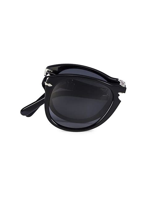 Shop Persol 54mm Round Sunglasses Saks Fifth Avenue