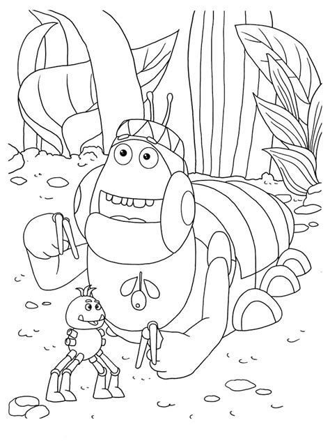 Moonzy coloring pages