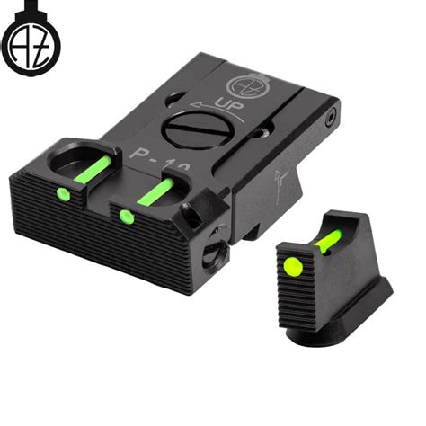 CZ P 10 Fully Adjustable Sight Set With Fiber Optics Type B