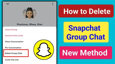 How To Delete Snapchat Group Chat 2023।how To Remove Group Chat On Snapchat। Snapchat Group