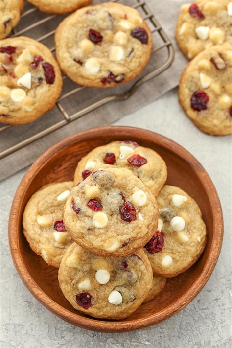 Soft And Chewy White Chocolate Cranberry Cookies Live Well Bake Often