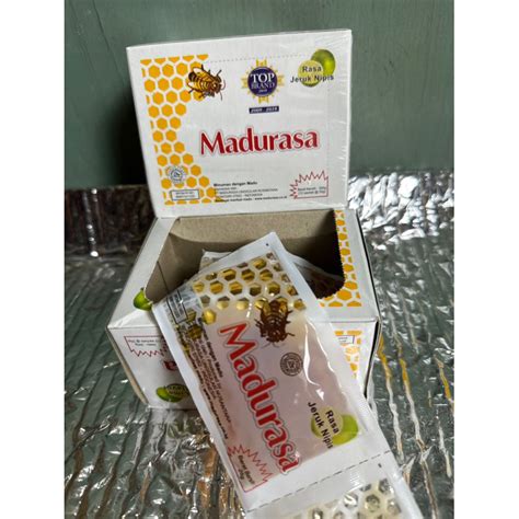 Jual Madurasa Sachet Rasa Jeruk Nipis Box Isi Sachet Shopee